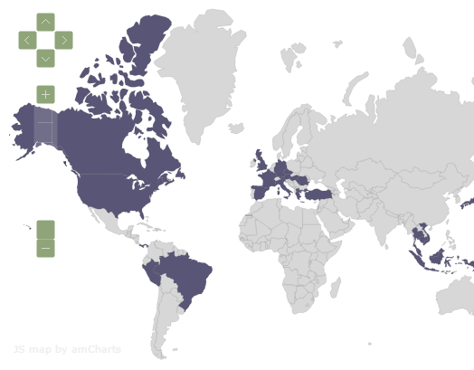 Countries Visited Updated March 5 2016