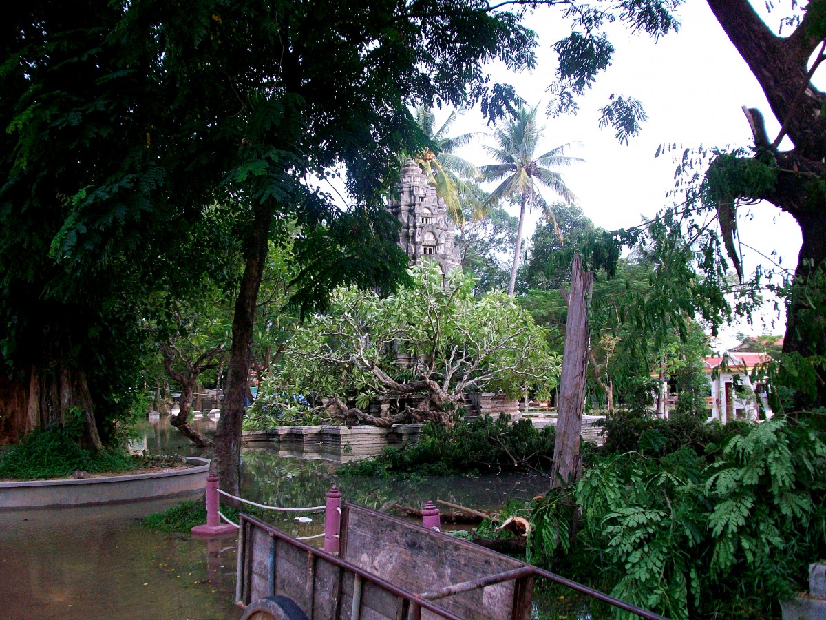 Flooded temple